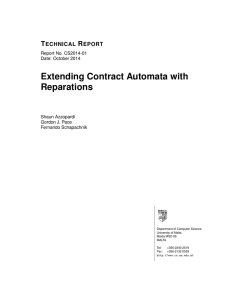 Extending Contract Automata with Reparations T R