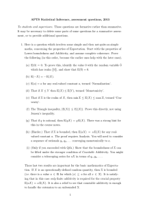 APTS Statistical Inference, assessment questions, 2015