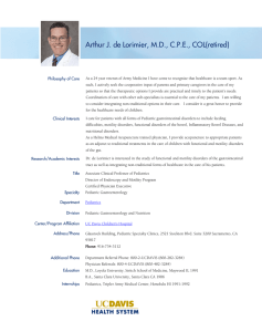 Arthur J. de Lorimier, M.D., C.P.E., COL(retired)