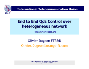 End to End QoS Control over heterogeneous network