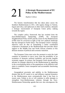 21 A Strategic Reassessment of EU Policy in the Mediterranean