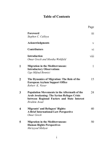 Table of Contents  Page iii