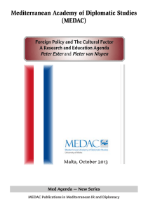 Mediterranean Academy of Diplomatic Studies (MEDAC)
