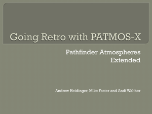 Going Retro with PATMOS-X