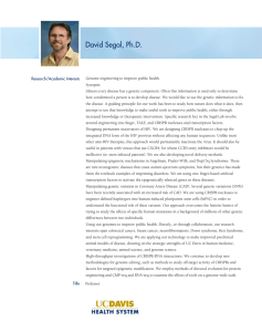David Segal, Ph.D.