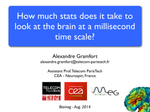 How much stats does it take to time scale? Alexandre Gramfort
