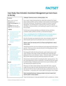 Case Study: How Schroders Investment Management put more hours  