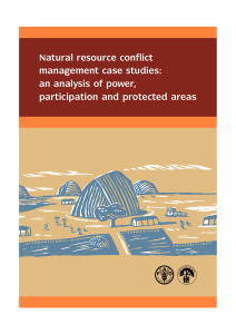 atural resource conflict management case studies: an analysis of power,