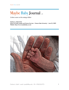Maybe Baby Journal A short course on becoming a father