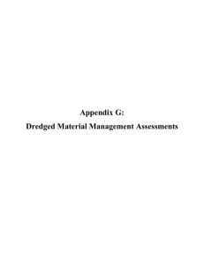 Appendix G: Dredged Material Management Assessments