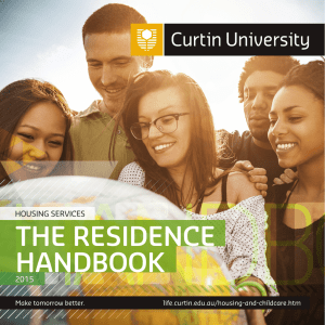 HANDBO RESID THE RESIDENCE HANDBOOK