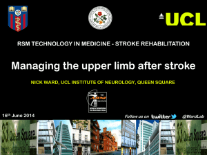 Managing the upper limb after stroke 16
