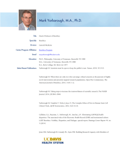 Mark Yarborough, M.A., Ph.D.