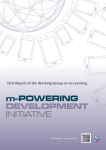 First Report of the Working Group on m-Learning