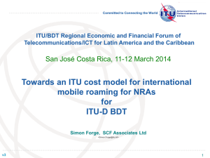 ITU/BDT Regional Economic and Financial Forum of