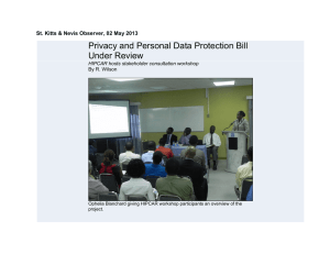 Privacy and Personal Data Protection Bill Under Review