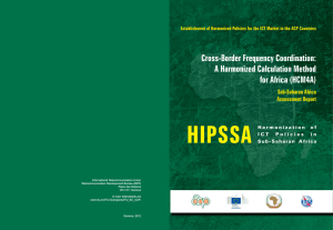 HIPSSA  Cross-Border Frequency Coordination: A Harmonized Calculation Method