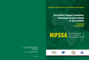 HIPSSA  Cross-Border Frequency Coordination: A Harmonized Calculation Method