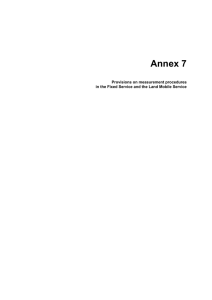 Annex 7 Provisions on measurement procedures