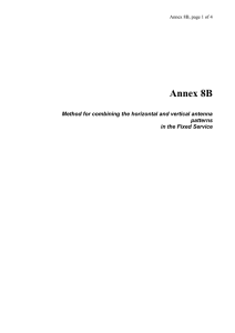Annex 8B Method for combining the horizontal and vertical antenna patterns