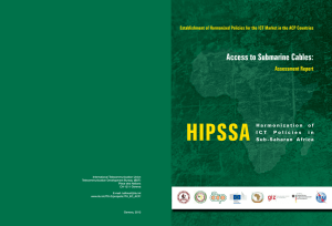 HIPSSA  Access to Submarine Cables: Assessment Report