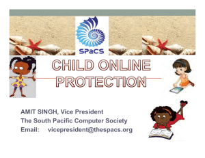 AMIT SINGH, Vice President The South Pacific Computer Society Email: