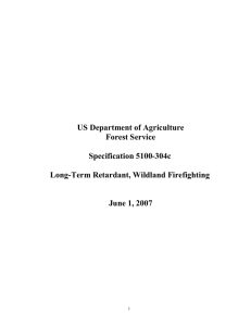 US Department of Agriculture Forest Service Specification 5100-304c