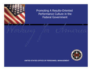 Report Tile Promoting A Results-Oriented Performance Culture in the Federal Government
