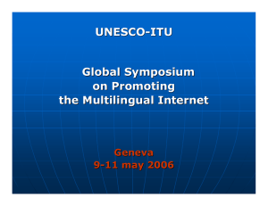 UNESCO - ITU Global