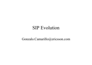 SIP Evolution