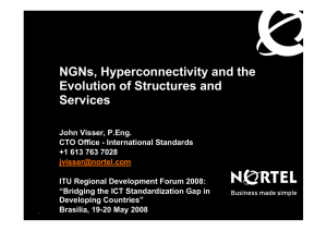 NGNs, Hyperconnectivity and the Evolution of Structures and Services