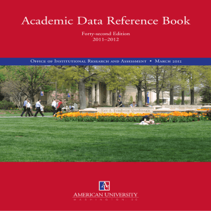 Academic Data Reference Book Forty-second Edition 2011–2012