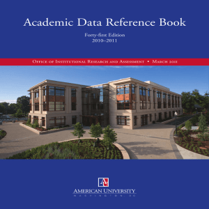 Academic Data Reference Book Forty-first Edition 2010–2011