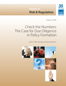 Check the Numbers: The Case for Due Diligence in Policy Formation