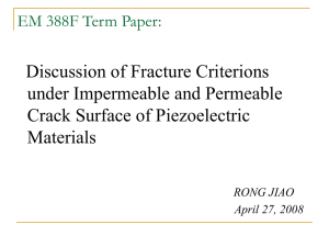 Discussion of Fracture Criterions under Impermeable and Permeable Crack Surface of Piezoelectric Materials