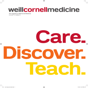 Care.. Discover.. Teach.. weill