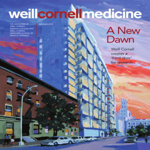 weill medicine cornell A New