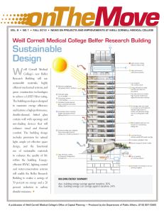 W Sustainable Design Weill Cornell Medical College Belfer Research Building