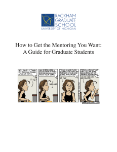 How to Get the Mentoring You Want: