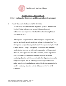 Weill Cornell Office of CME