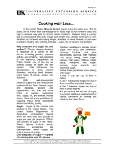 Cooking with Less…