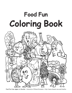 Coloring Food Food Fun from Apples to Zucchini