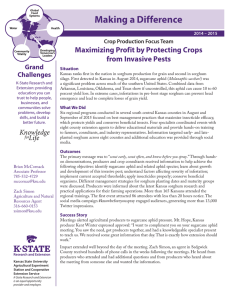 Making a Difference Maximizing Profit by Protecting Crops from Invasive Pests Grand