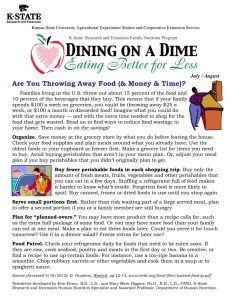 Are You Throwing Away Food (&amp; Money &amp; Time)?