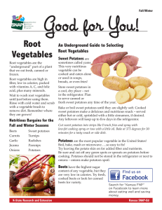 Good for You! Root Vegetables An Underground Guide to Selecting