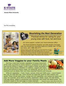 Nourishing the Next Generation Practical advice for caring for your