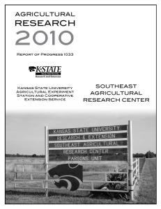 2010 RESEARCH AGRICULTURAL SOUTHEAST