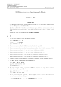 LINK ¨ OPING UNIVERSITY Division of Statistics Dept. of Computer and Information Science