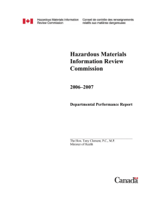 Hazardous Materials Information Review Commission