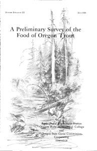 4 of the Food of Oregon 'l oit, A Preliminary S.